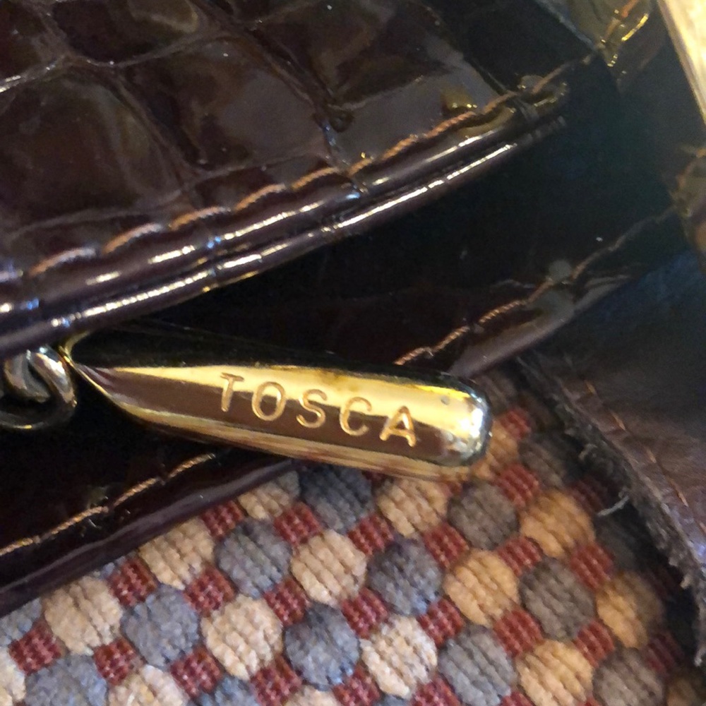 Tosca Patent Leather Tote